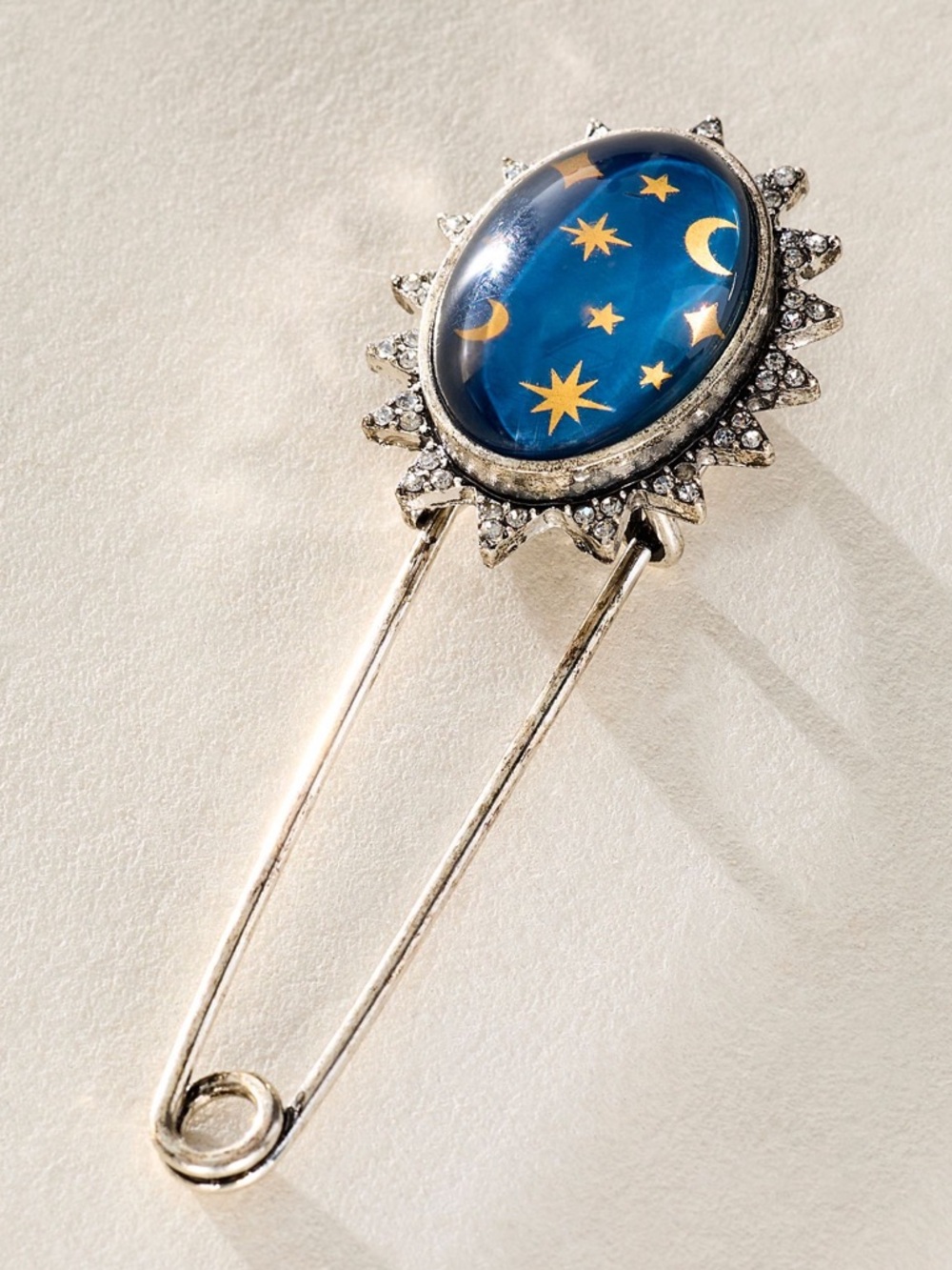 Free People Clydesdale celestial brooch in silver